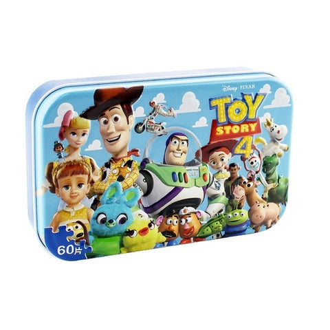Hot Sale Disney Frozen Car Disney 60 Slice Small Piece Puzzle Toy Children Wooden Jigsaw Puzzles Kids Educational Toys For Baby