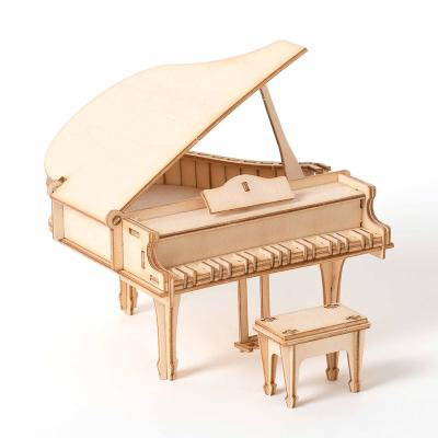 Laser Cutting DIY  Sailing Ship Toys 3D Wooden Puzzle Toy Assembly Model Wood Craft Kits Desk Decoration for Children Kids
