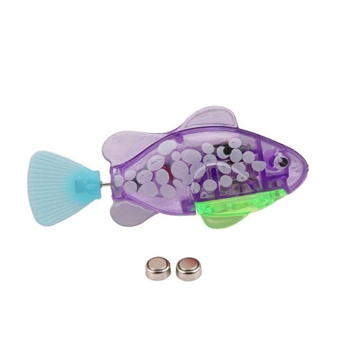 Swim Electronic Battery Powered Fish Toy Interactive Toys Robotic Pet for Kid Bathing Fishing Tank Decorating Act Like Real Fish