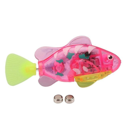 Swim Electronic Battery Powered Fish Toy Interactive Toys Robotic Pet for Kid Bathing Fishing Tank Decorating Act Like Real Fish