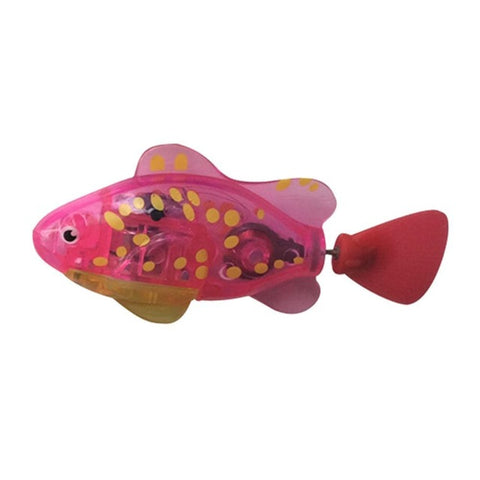 Swim Electronic Battery Powered Fish Toy Interactive Toys Robotic Pet for Kid Bathing Fishing Tank Decorating Act Like Real Fish