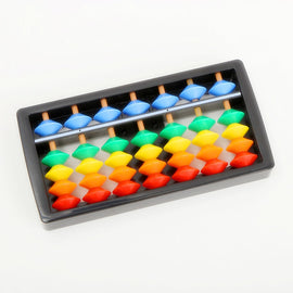 7 Digits Plastic Abacus Toys Educational Toy Colorful Abacus Arithmetic Maths Kids Learning Educational Caculating Tools Gifts