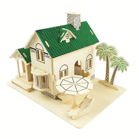Laser Cutting DIY  Sailing Ship Toys 3D Wooden Puzzle Toy Assembly Model Wood Craft Kits Desk Decoration for Children Kids