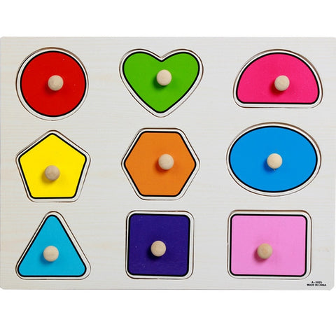 High quality 30CM animal digital letter hand grab board 3D puzzle Invigorating baby wooden toy