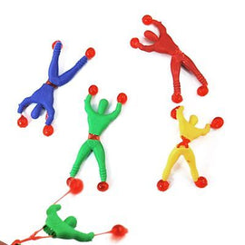 1pcs Novelty Sticky Wall Climbing Flip Spiderman Climber Classic Kid's Toys Random Color Children Gift Toys