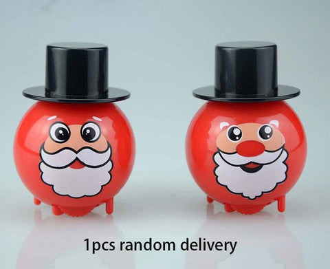 Popular Christmas Classic Clockwork Toys заводные игрушки Cute Santa Snowman Elk Kids  Gift Party Toys FT007