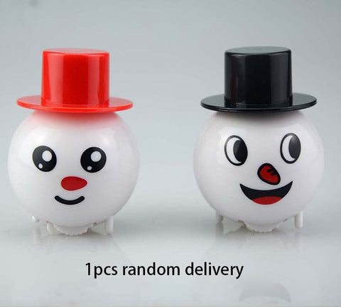 Popular Christmas Classic Clockwork Toys заводные игрушки Cute Santa Snowman Elk Kids  Gift Party Toys FT007