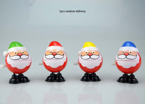 Popular Christmas Classic Clockwork Toys заводные игрушки Cute Santa Snowman Elk Kids  Gift Party Toys FT007