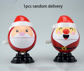 Popular Christmas Classic Clockwork Toys заводные игрушки Cute Santa Snowman Elk Kids  Gift Party Toys FT007