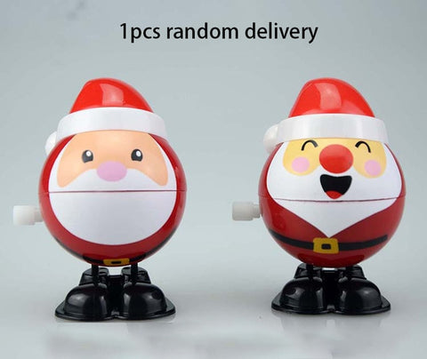 Popular Christmas Classic Clockwork Toys заводные игрушки Cute Santa Snowman Elk Kids  Gift Party Toys FT007