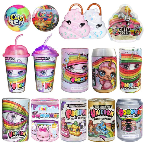 Poopsie Surprise Slime Unicorne Cans Sparkly Critters Poopsie Slime Licorne Unicorn Squishy Stress Reliever Toys