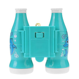 11 X 8 cm Kids Cola Design Binoculars Telescope Magnification Focusable Telescope Educational Toys Children's Classic Toy Gifts