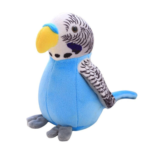Electronic Talking Parrot  Plush Toys Cute Speaking and Recording Repeats Waving Wings Electric Bird Stuffed Plush Toy Kids Toy