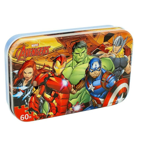 Marvel Avengers Spiderman Car Disney Puzzle Toy Children Wooden Jigsaw Puzzles Kids Educational Toys for Children Gift